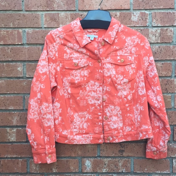 Isaac Mizrahi Jackets & Blazers - Coral Orange Jacket
